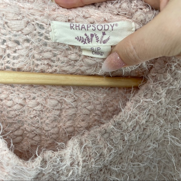 Rhapsody blush pink chunky sweater - Picture 2 of 8